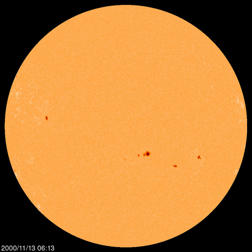 Sunspot regions