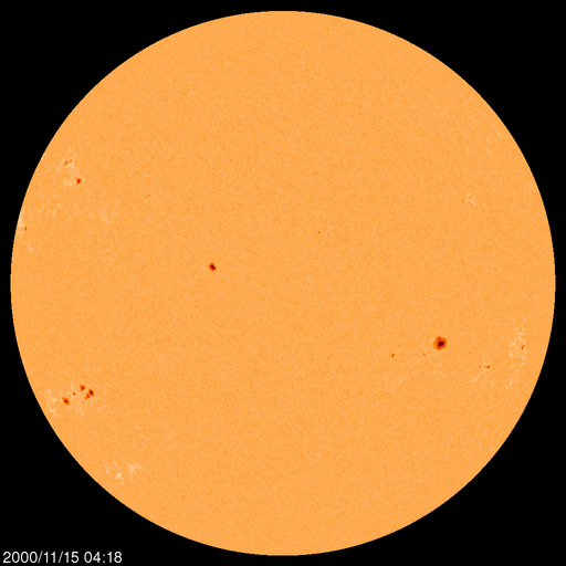 Sunspot regions