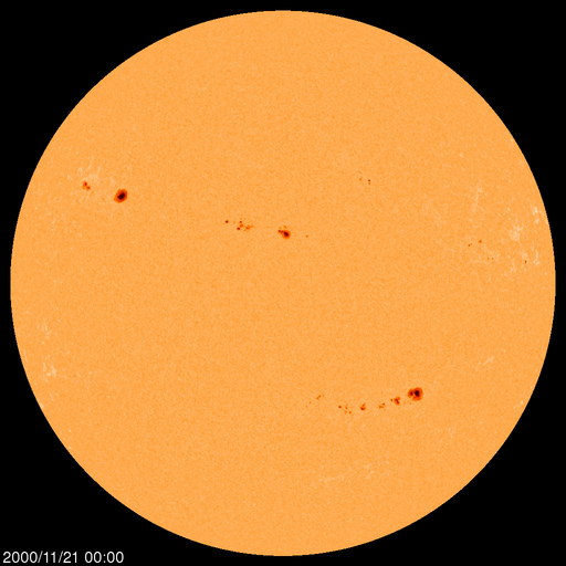 Sunspot regions