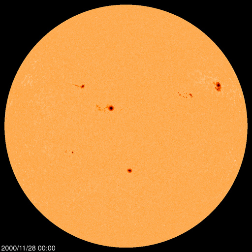 Sunspot regions