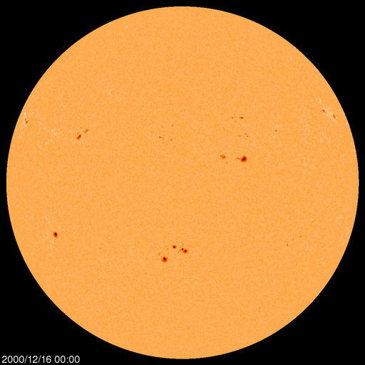 Sunspot regions