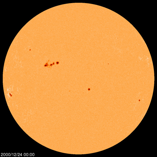 Sunspot regions