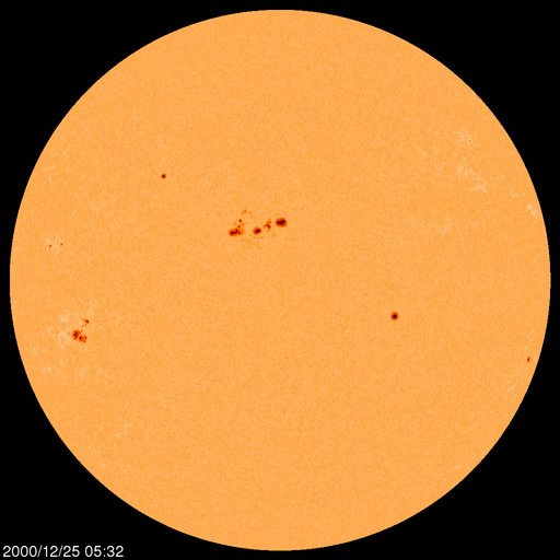 Sunspot regions