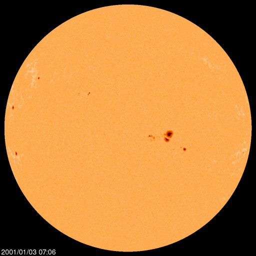 Sunspot regions