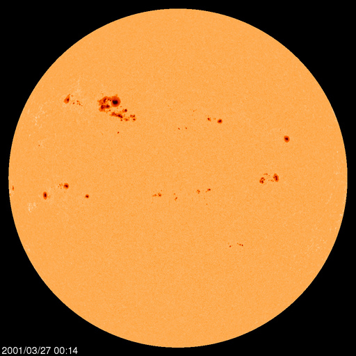 Sunspot regions