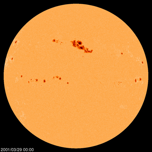 Sunspot regions