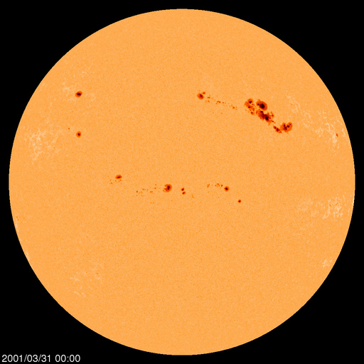 Sunspot regions