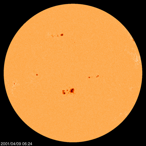 Sunspot regions