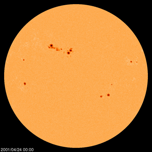 Sunspot regions