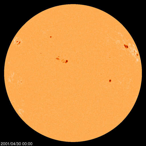 Sunspot regions