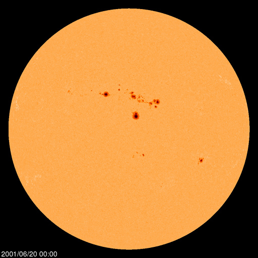 Sunspot regions