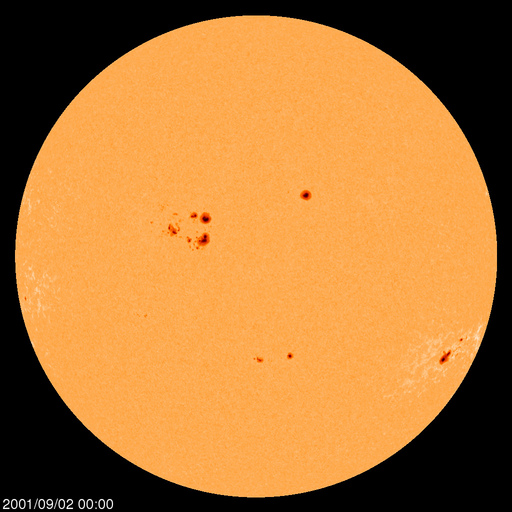 Sunspot regions