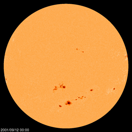 Sunspot regions