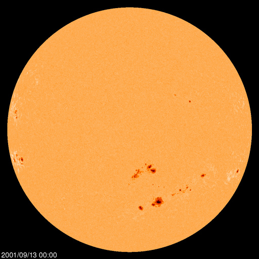 Sunspot regions