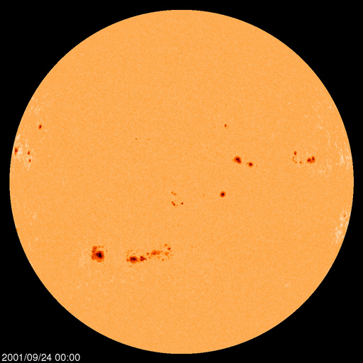 Sunspot regions