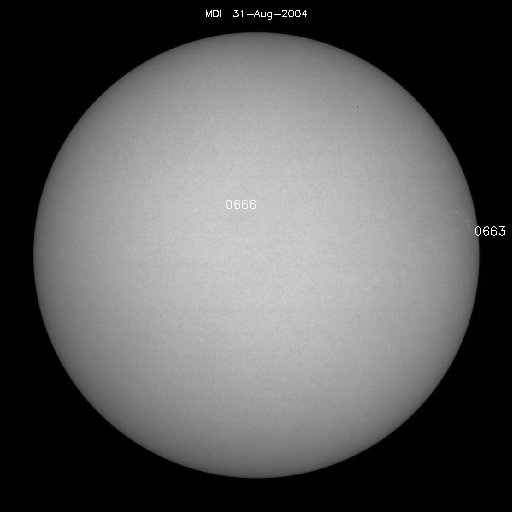 Sunspot regions