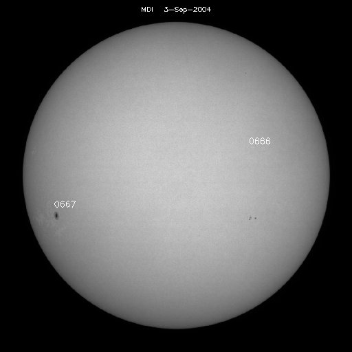 Sunspot regions