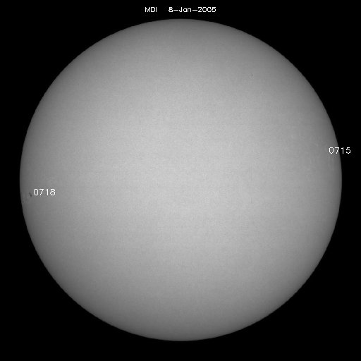 Sunspot regions