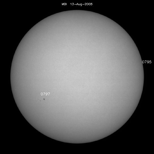 Sunspot regions