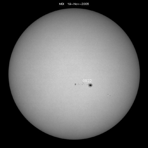 Sunspot regions