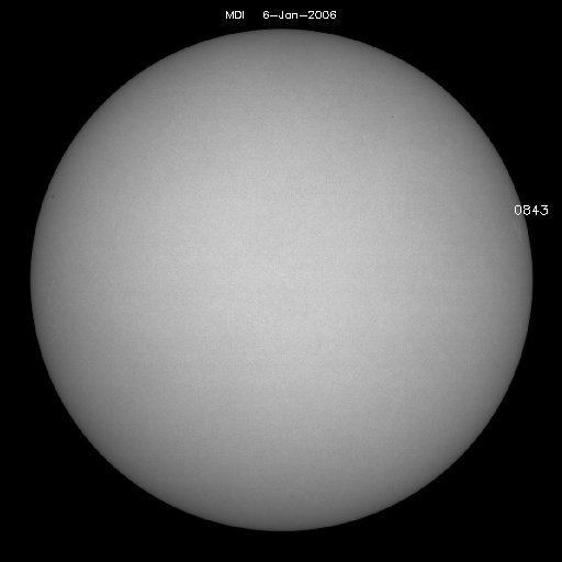 Sunspot regions