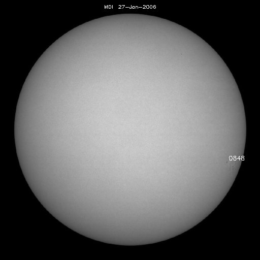 Sunspot regions