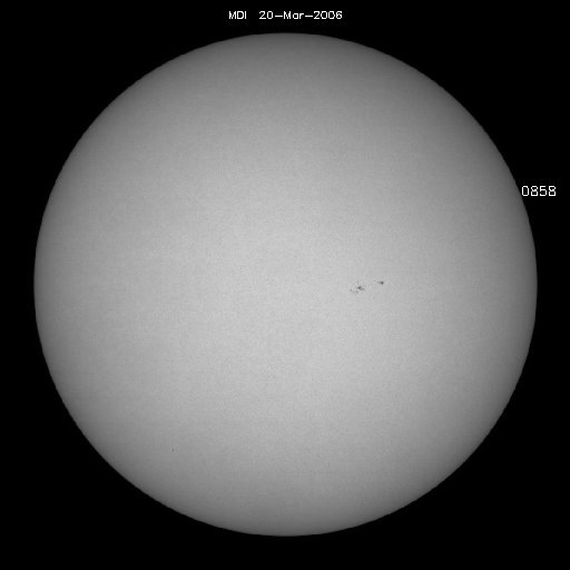 Sunspot regions