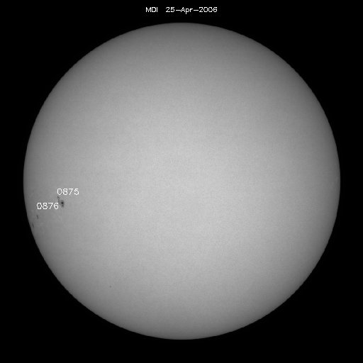 Sunspot regions