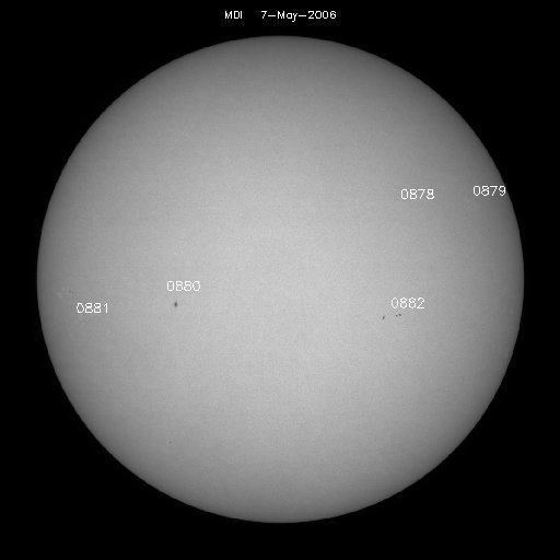 Sunspot regions