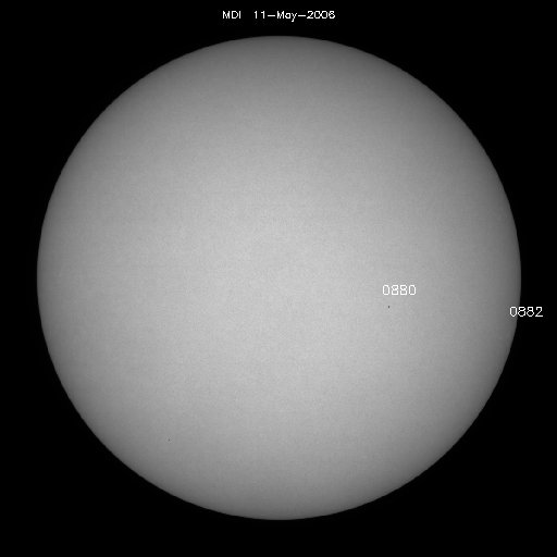 Sunspot regions