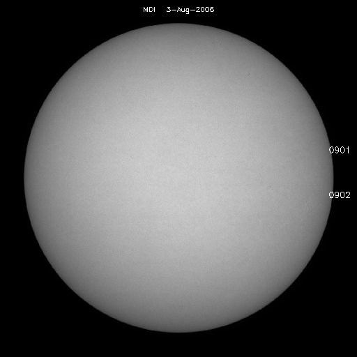 Sunspot regions