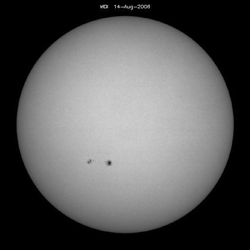 Sunspot regions