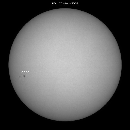 Sunspot regions