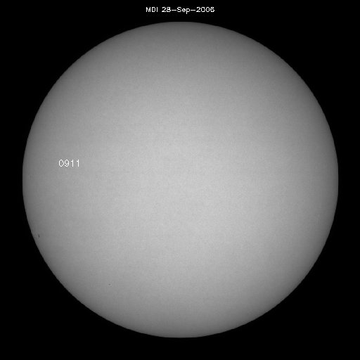 Sunspot regions