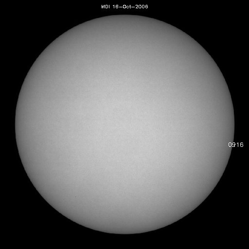 Sunspot regions