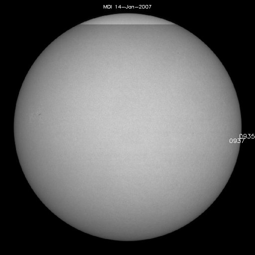 Sunspot regions