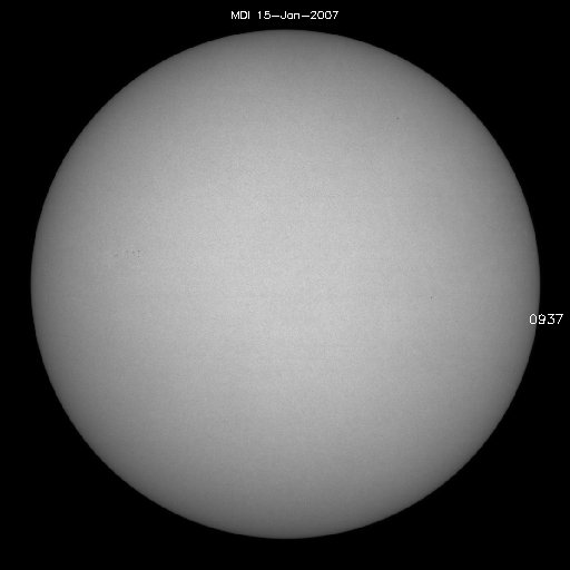 Sunspot regions