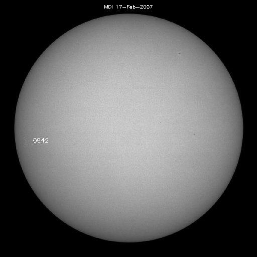 Sunspot regions