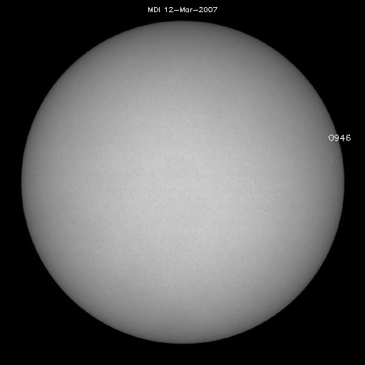 Sunspot regions