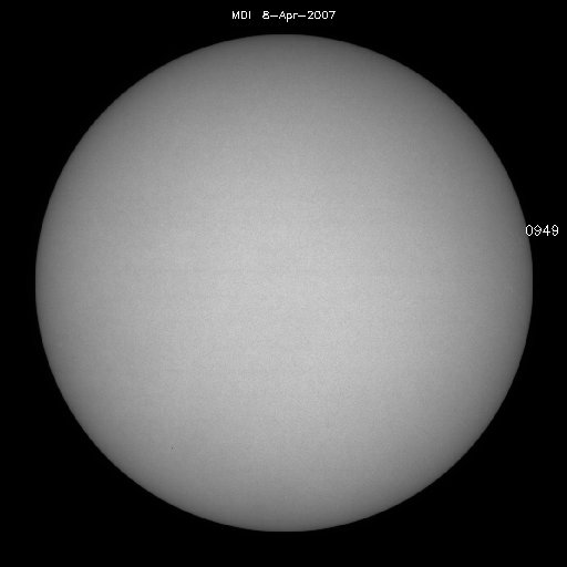 Sunspot regions