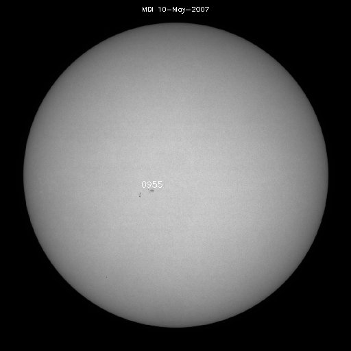 Sunspot regions