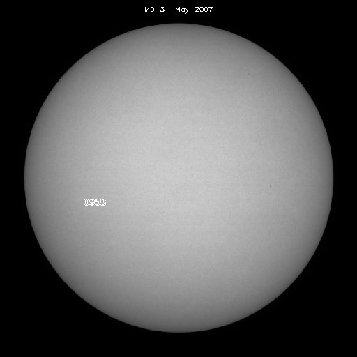 Sunspot regions