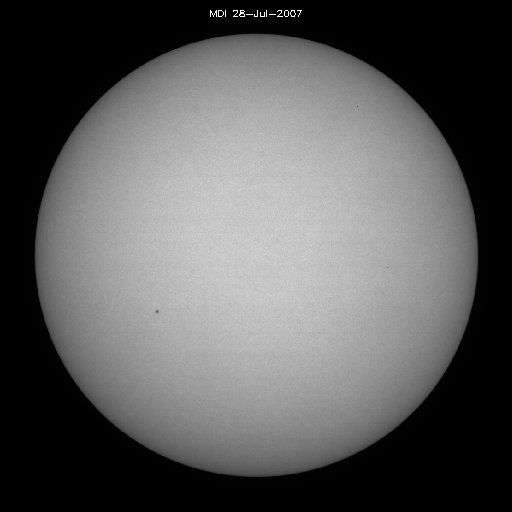 Sunspot regions