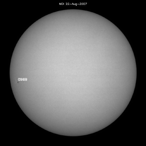 Sunspot regions