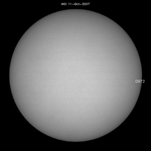 Sunspot regions