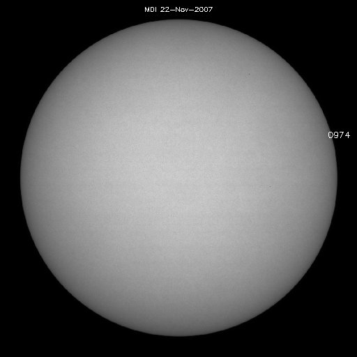 Sunspot regions