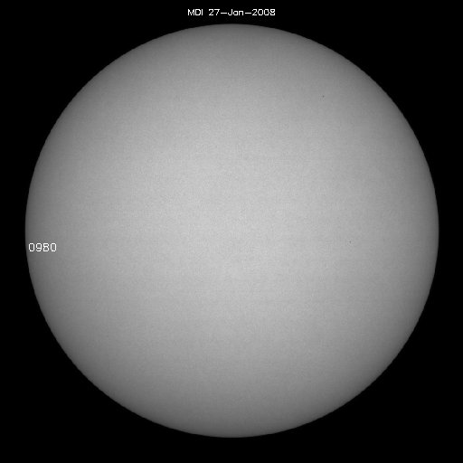 Sunspot regions