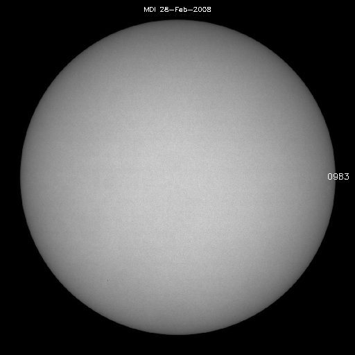 Sunspot regions