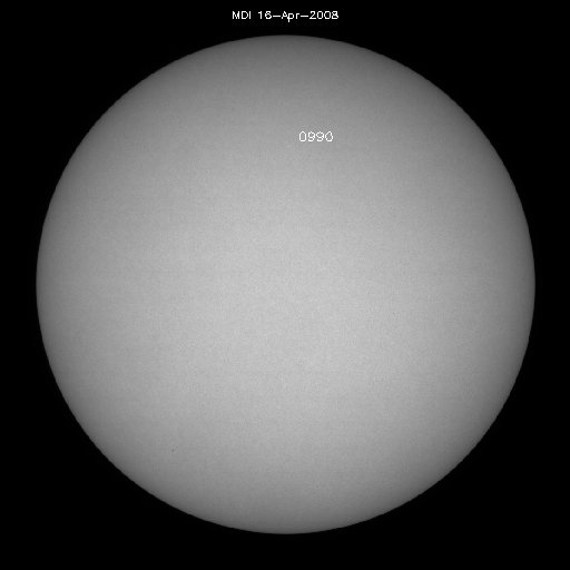 Sunspot regions