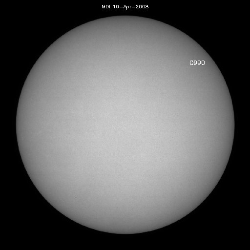 Sunspot regions